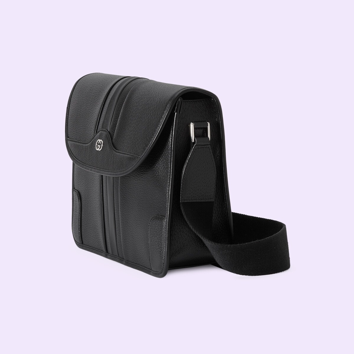 Crossbody messenger bag with Interlocking G - 2