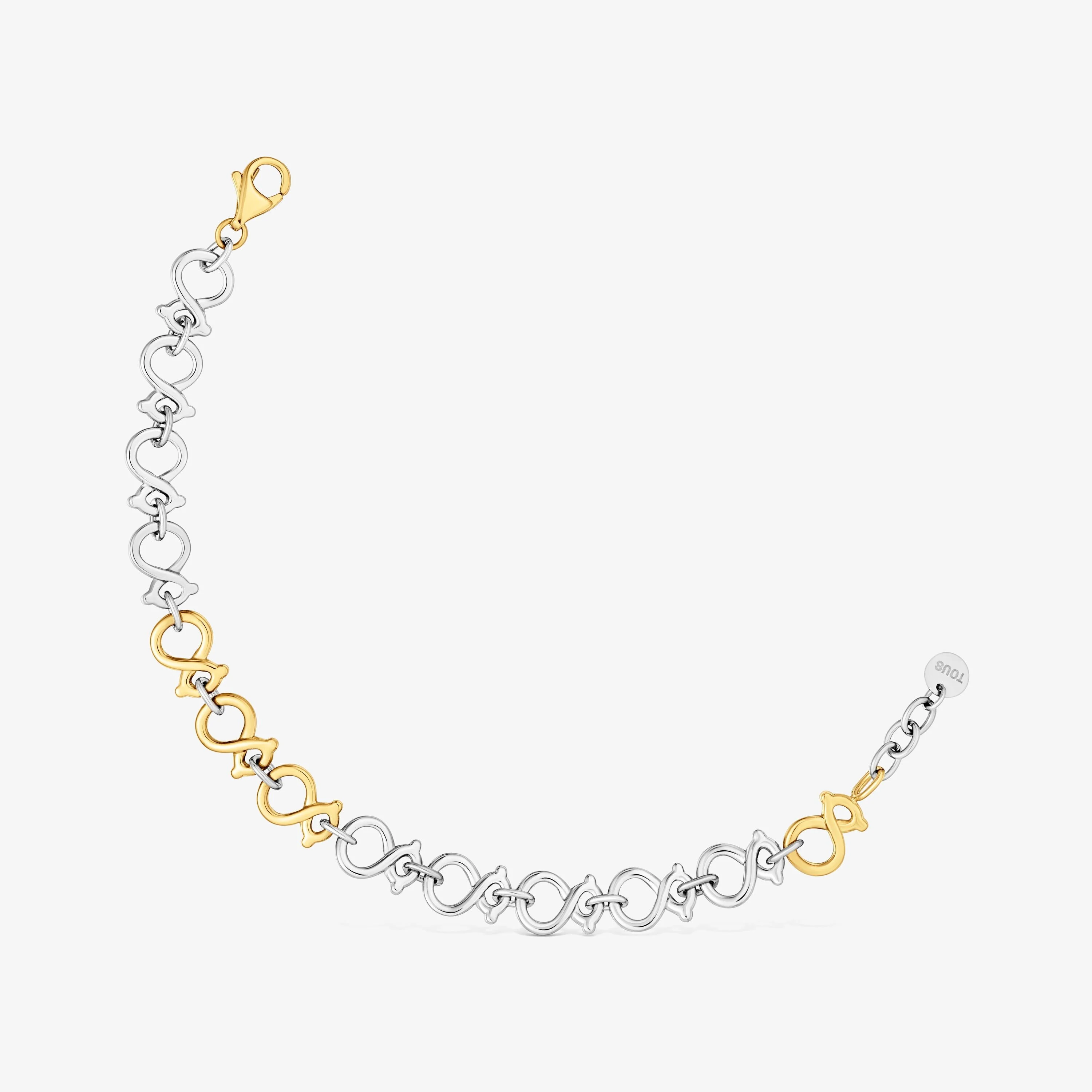 Two-tone steel Bracelet TOUS Infinity - 1