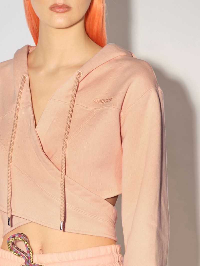 WRAPPED HOODIE SWEATSHIRT - 5