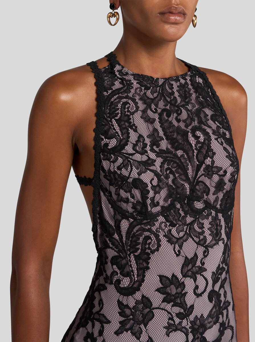 YARN-DYED LACE DRESS - 2