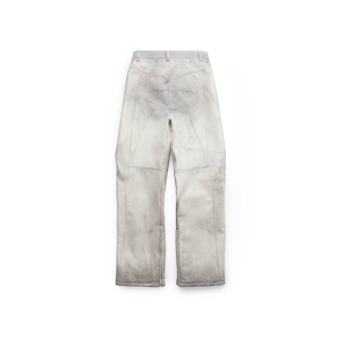 Men's Biker Baggy Pants in White - 6