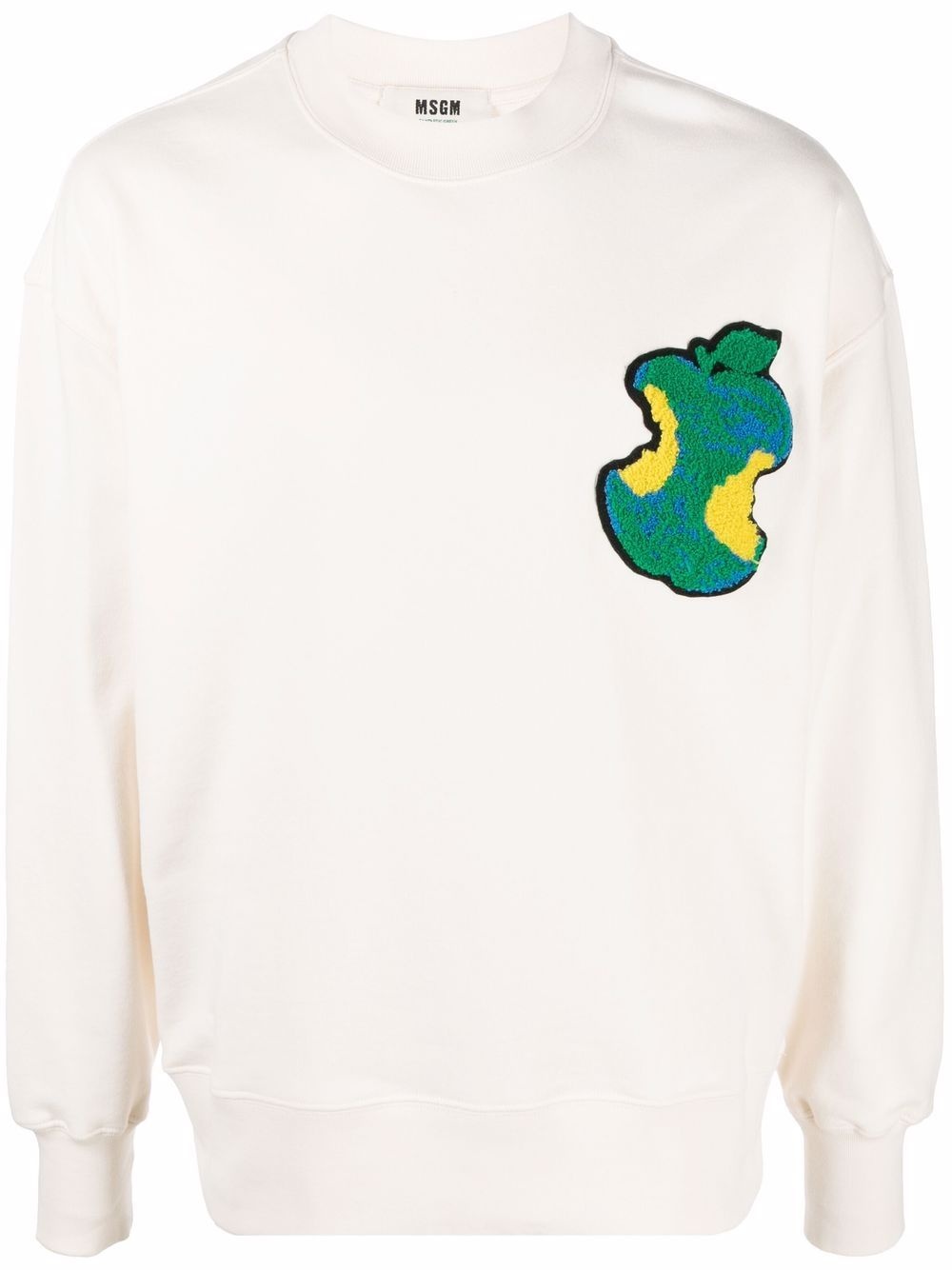 apple crew-neck sweatshirt - 1