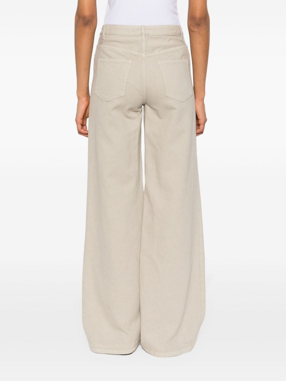 high-rise wide-leg jeans - 4