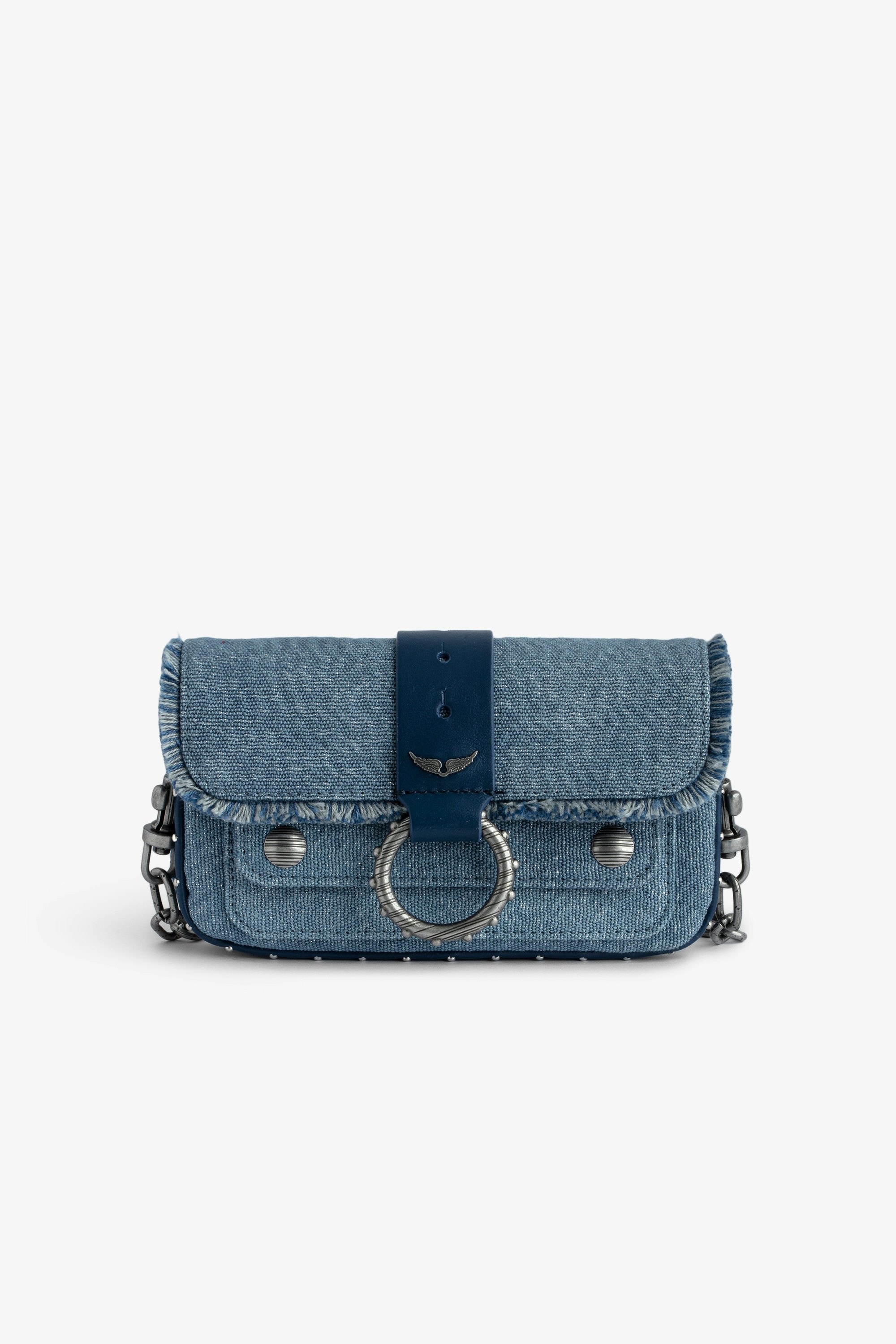 Kate Wallet Denim Glitter Bag - 1