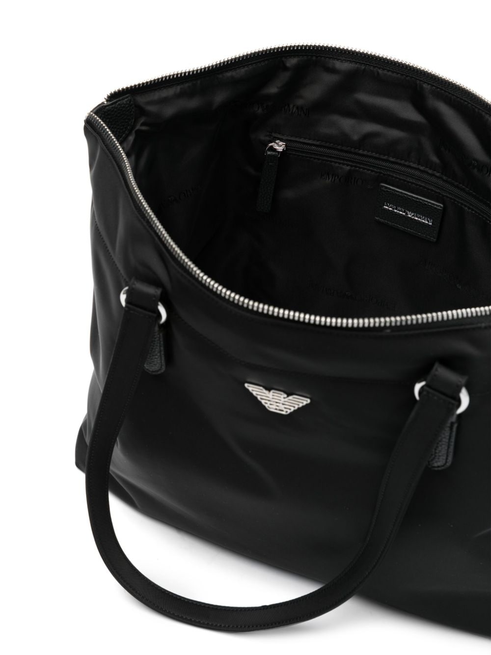 logo-plaque tote bag - 5