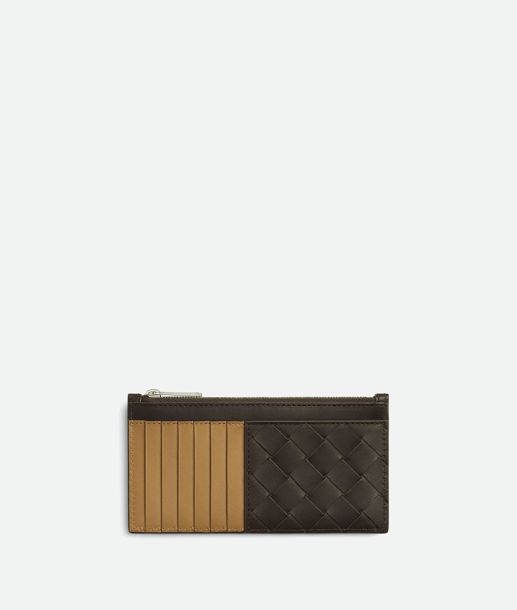 Intrecciato Long Zippered Card Case - 3