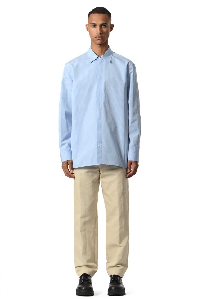 ジルサンダー Jil Sander Monday A.M. Shirt Jil Sander JIL SANDER Monday A.M. Shirt Blue | wrongweather