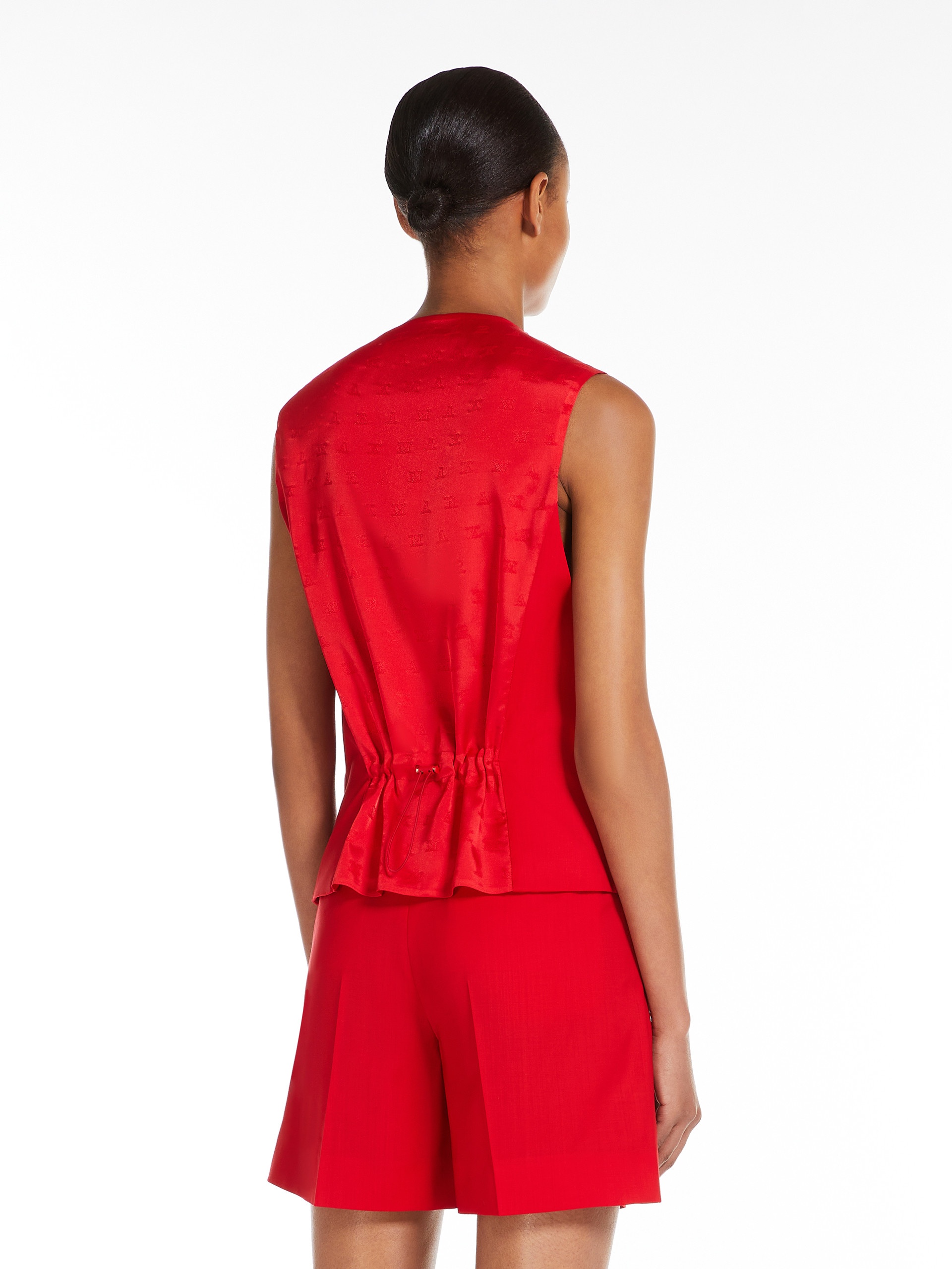 ZUAI Wool canvas waistcoat - 4