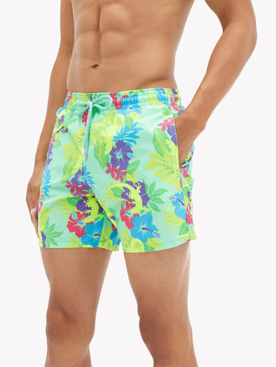 Vilebrequin Moorea floral and gecko-print shell swim shorts outlook