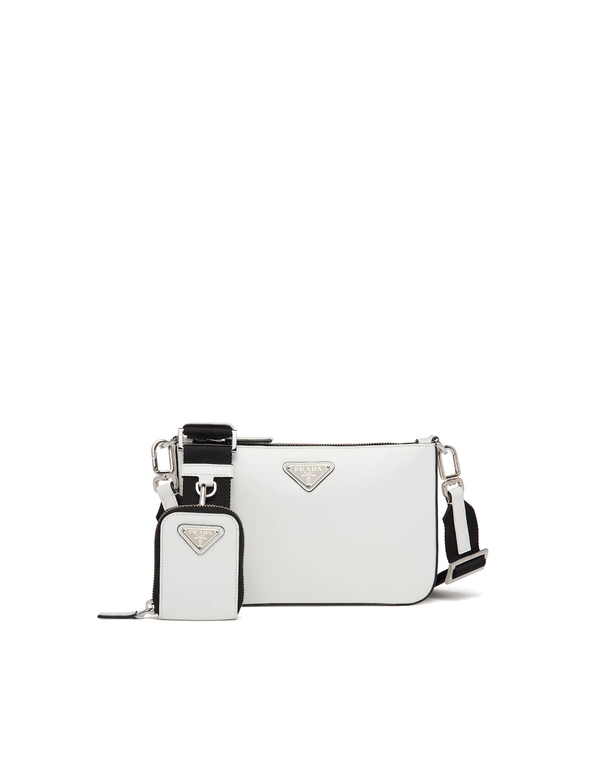 Brushed leather shoulder bag - 1