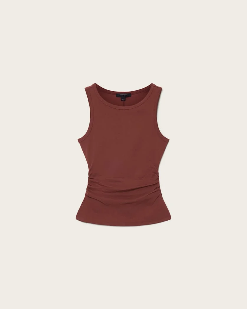 KATARINA BOAT NECK SLIM FIT TANK TOP - 1