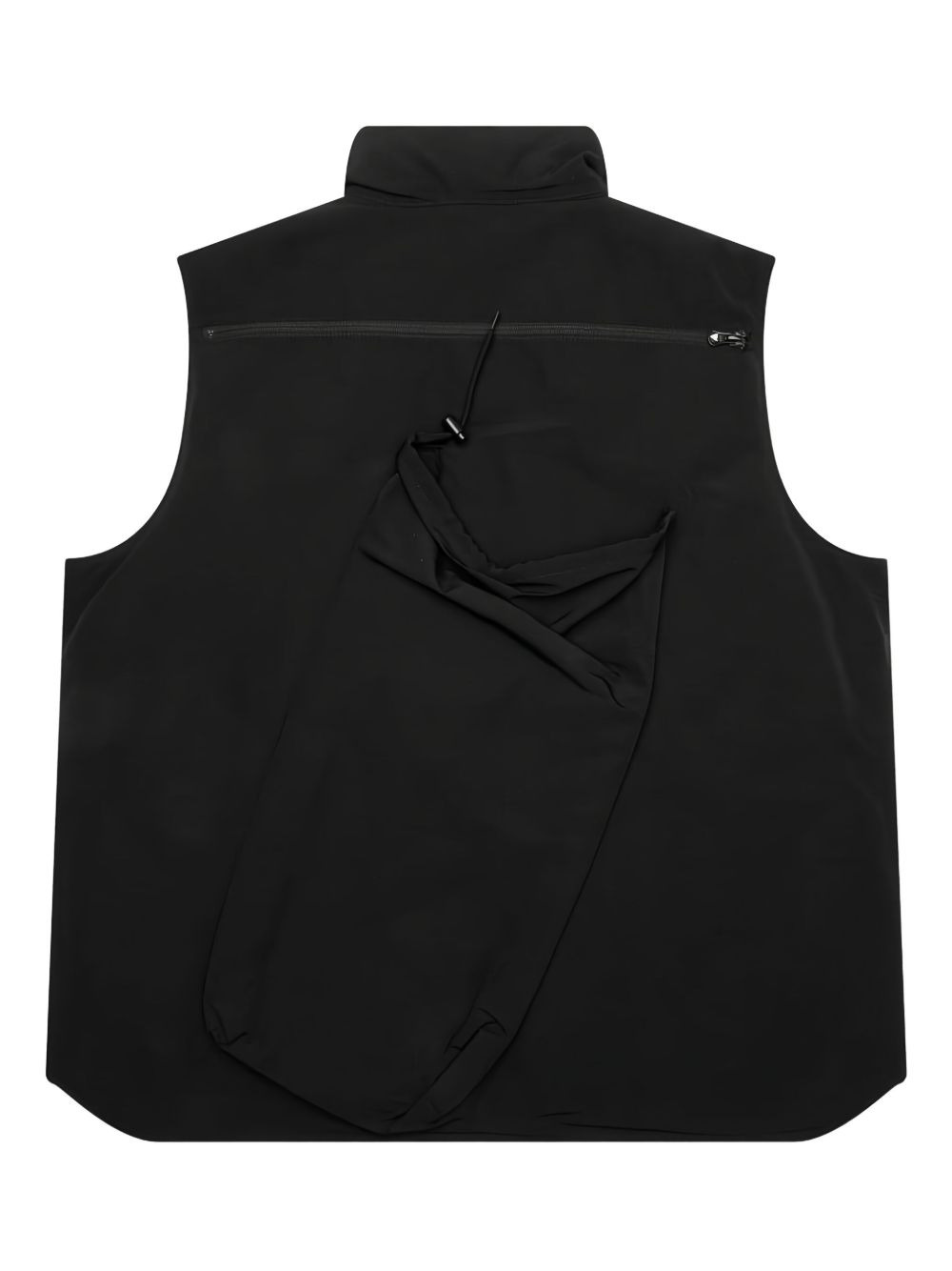 multi-pocket zip-up gilet - 2