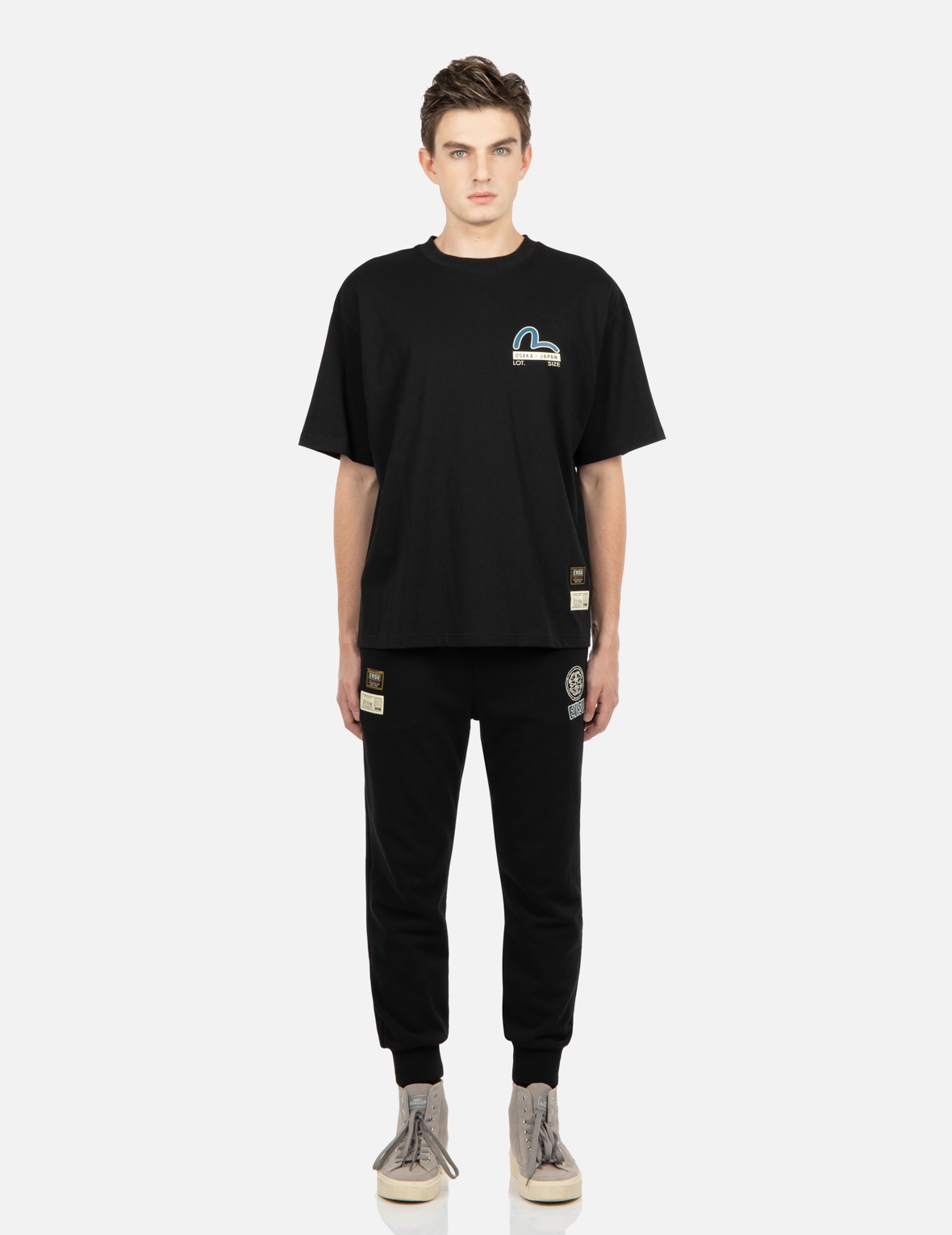 CAMOUFLAGE GODHEAD EMBROIDERY SWEATPANTS - 6