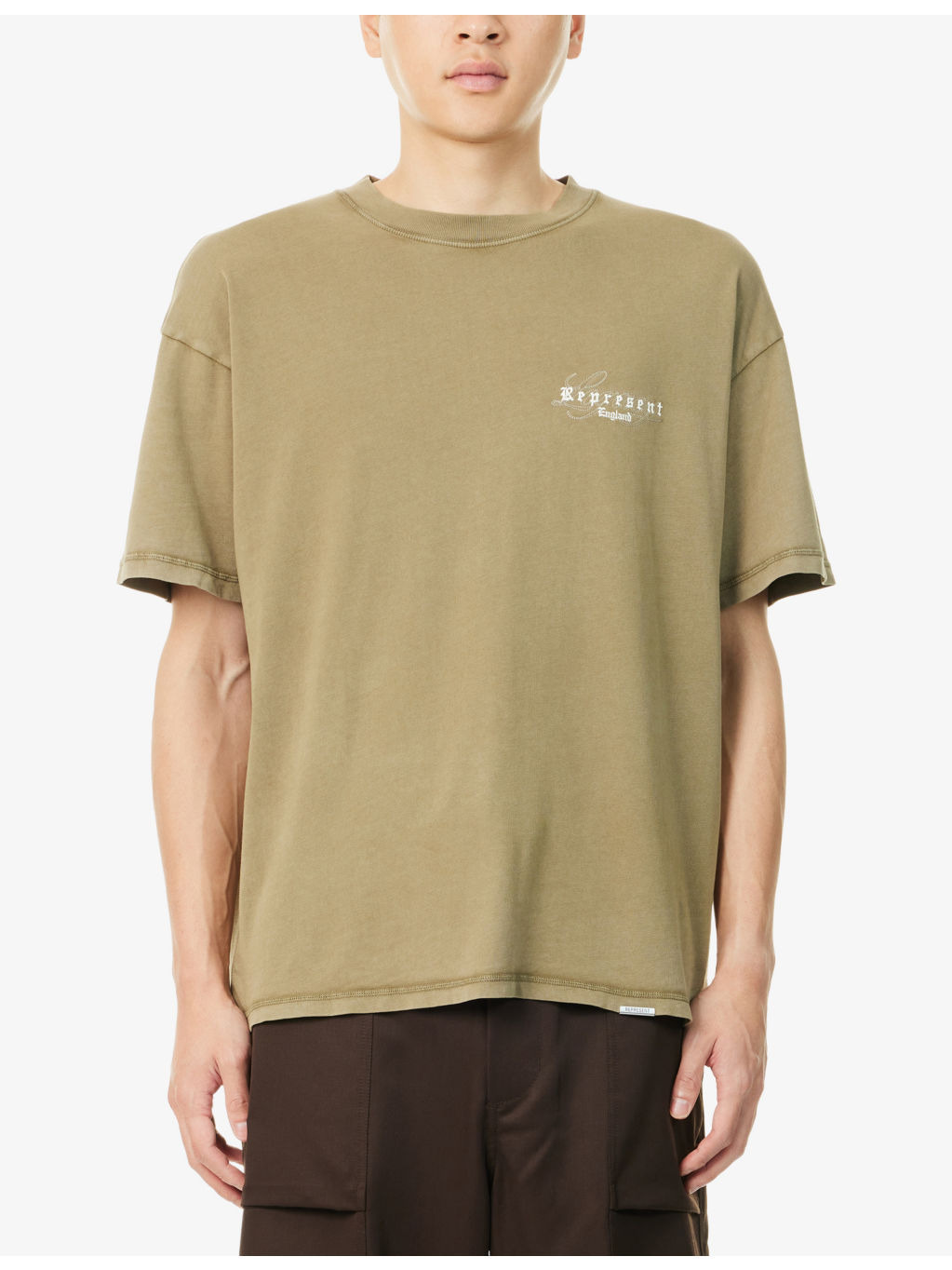 England Legacy Embroidered-Logo Short-Sleeves Cotton T-Shirt - 3