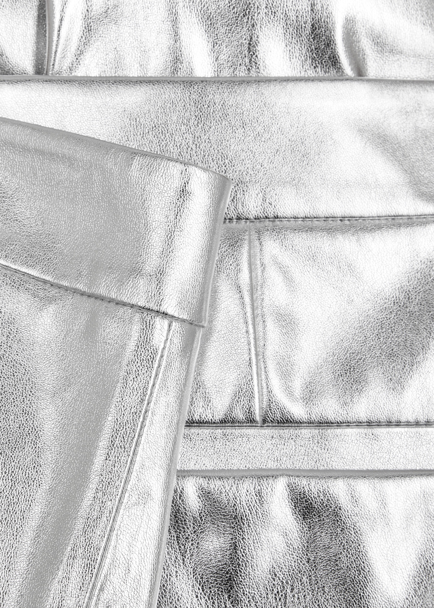 Livi metallic vegan leather trousers - 5