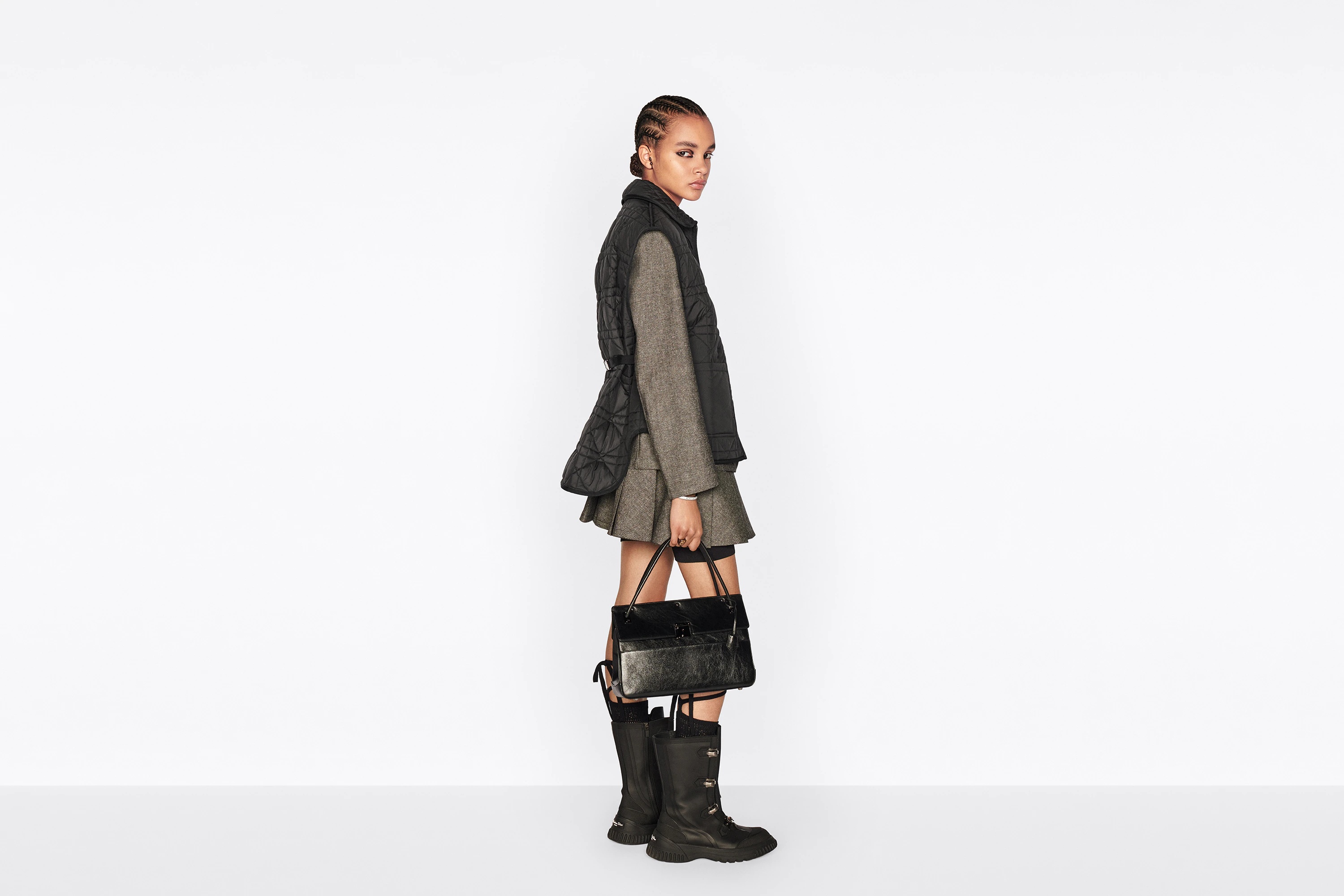 Macrocannage Belted Vest - 6