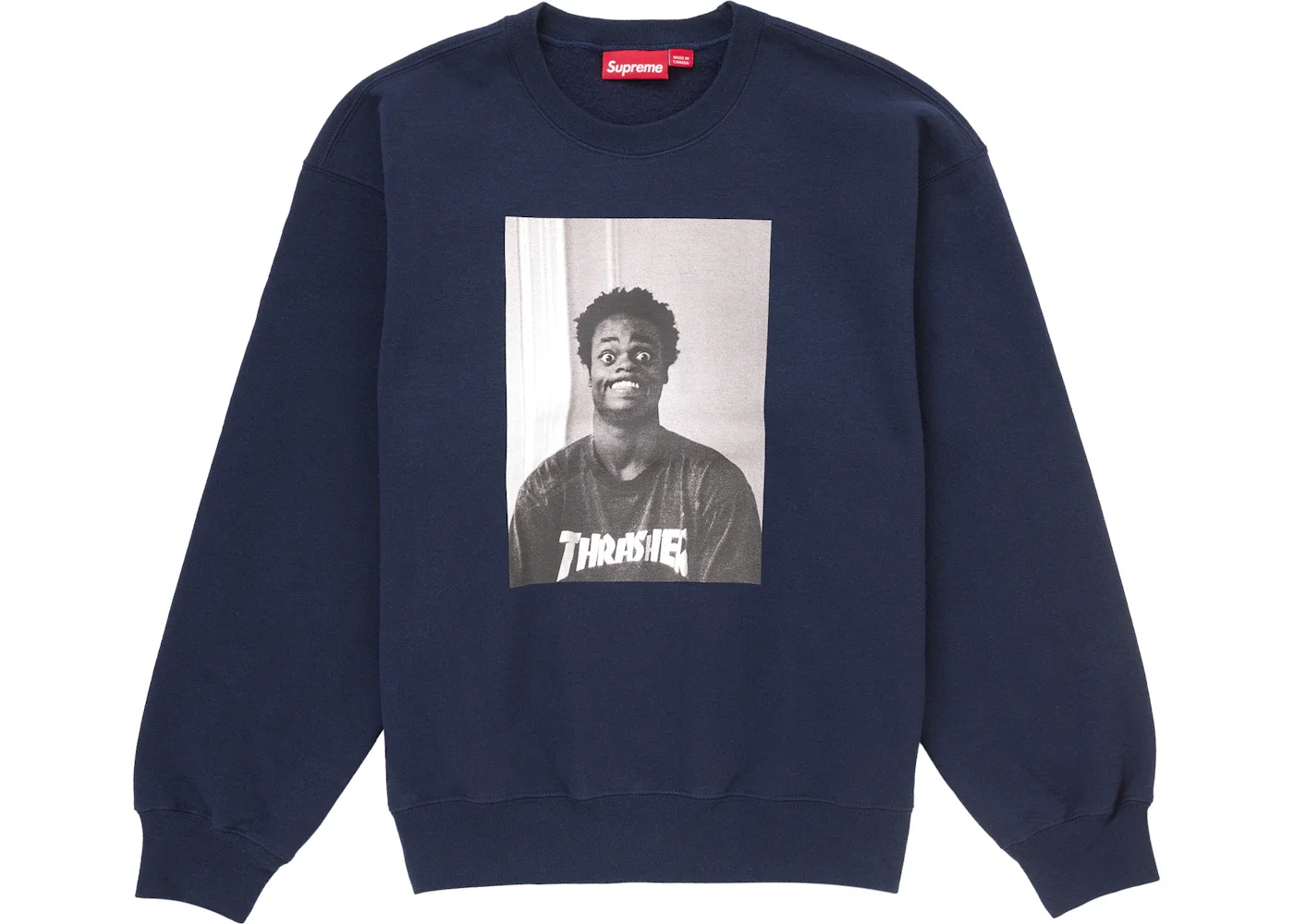 Supreme Thrasher Crewneck Navy - 1