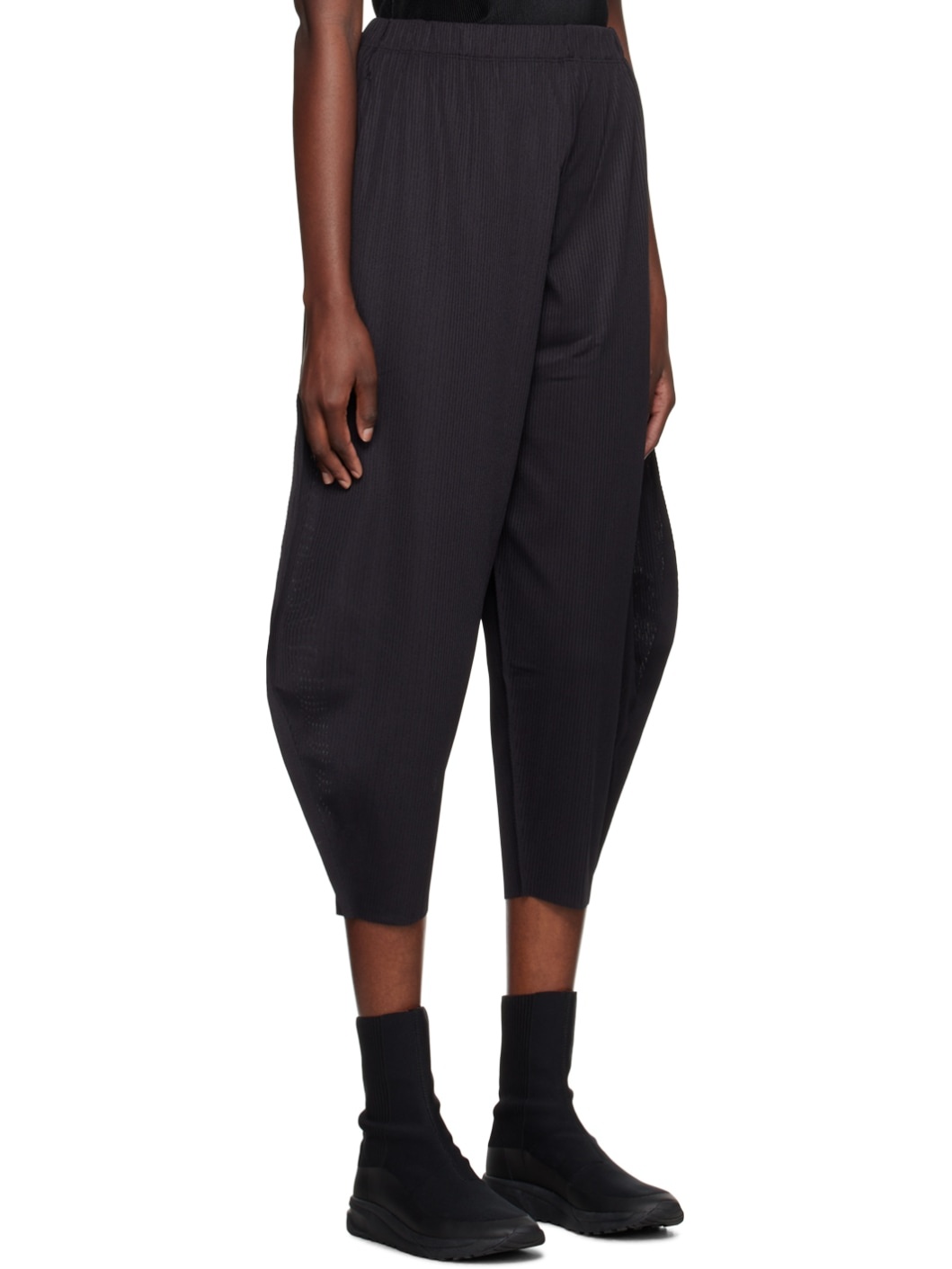 Black A-Poc Trousers