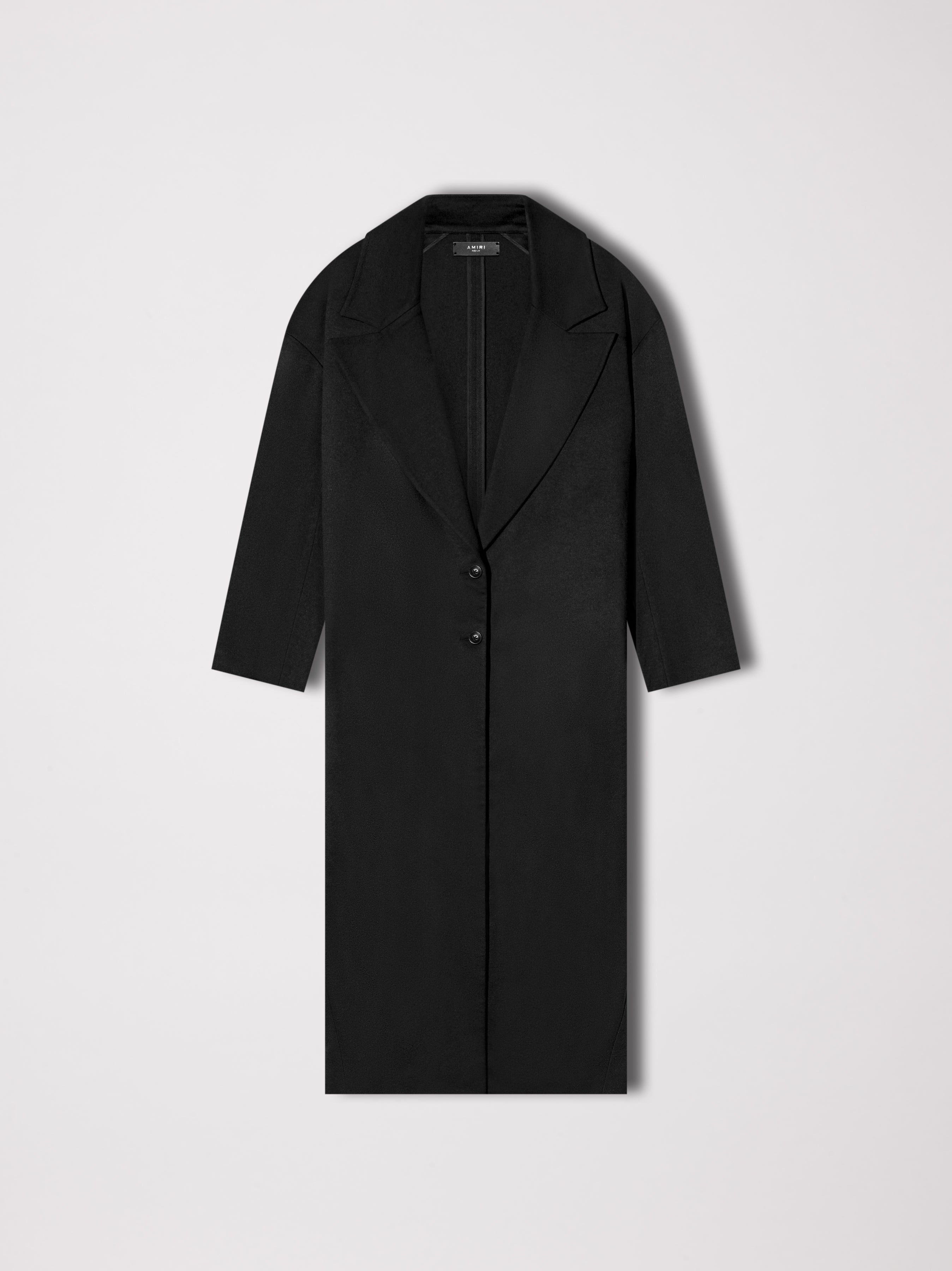 CASHMERE SINGLE BREASTED COAT - 1
