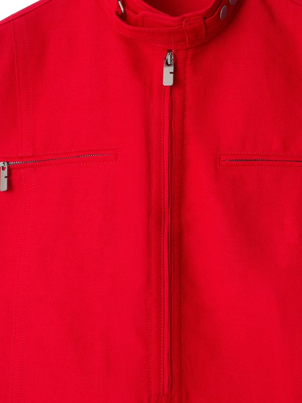 half-zip canvas tank top - 3