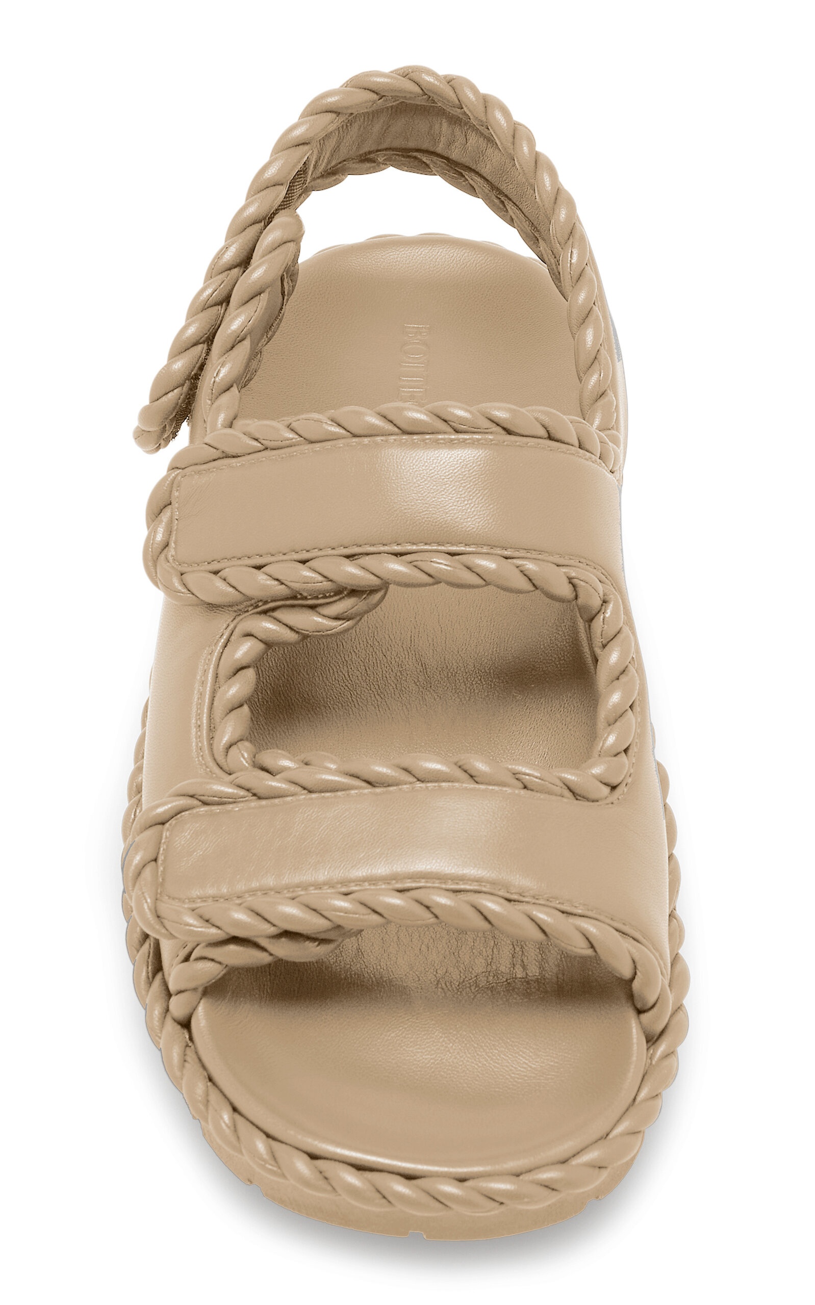 Bottega Veneta Jack Leather Slingback Sandals neutral