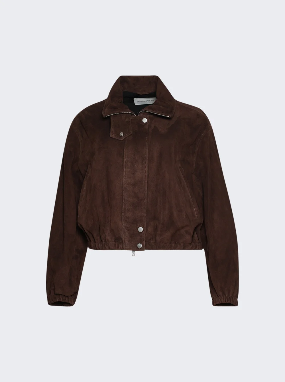 Pia Suede Jacket Acajou - 1