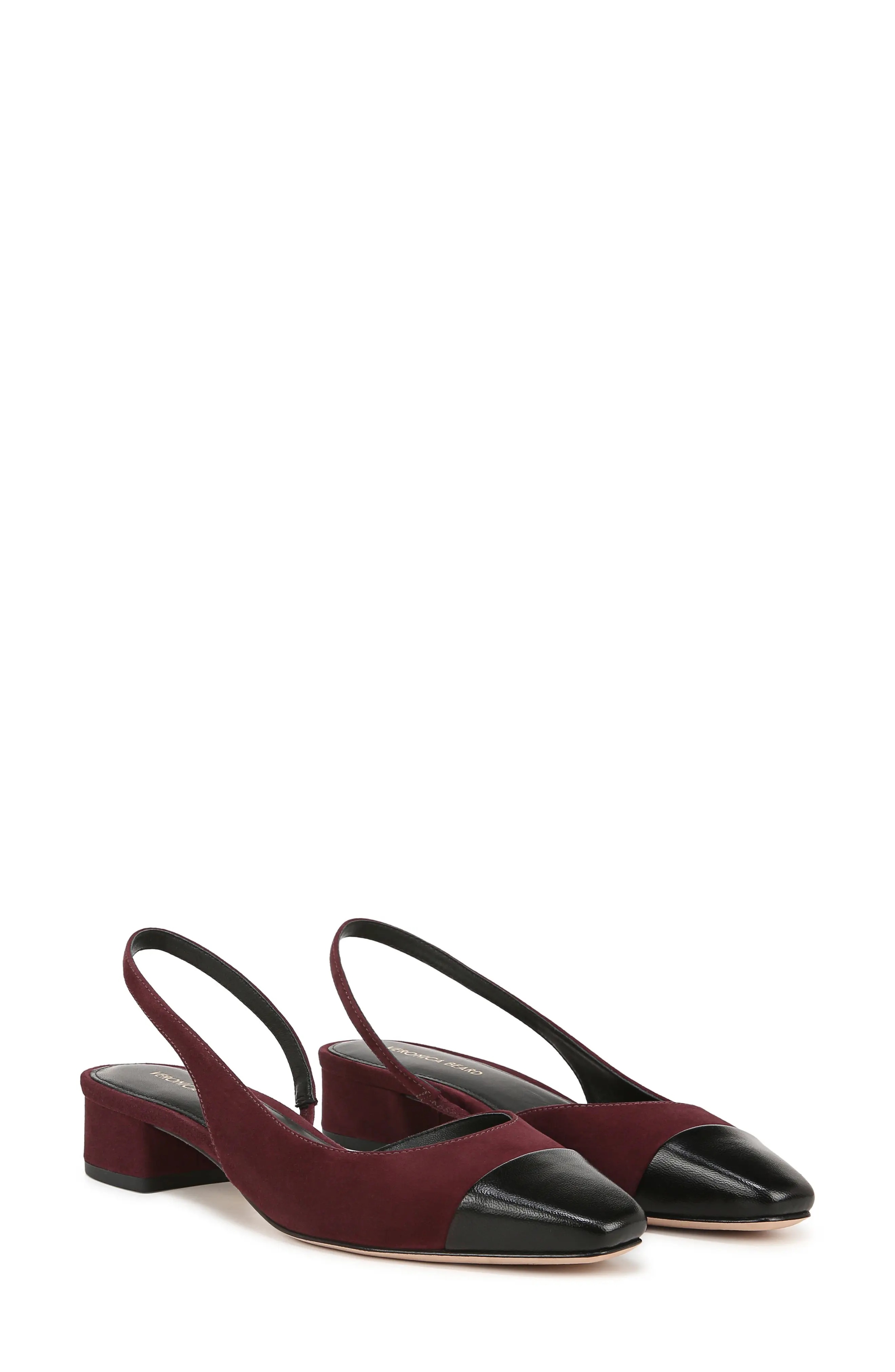 Cecile Half d'Orsay Slingback Pump in Acai/Black - 9