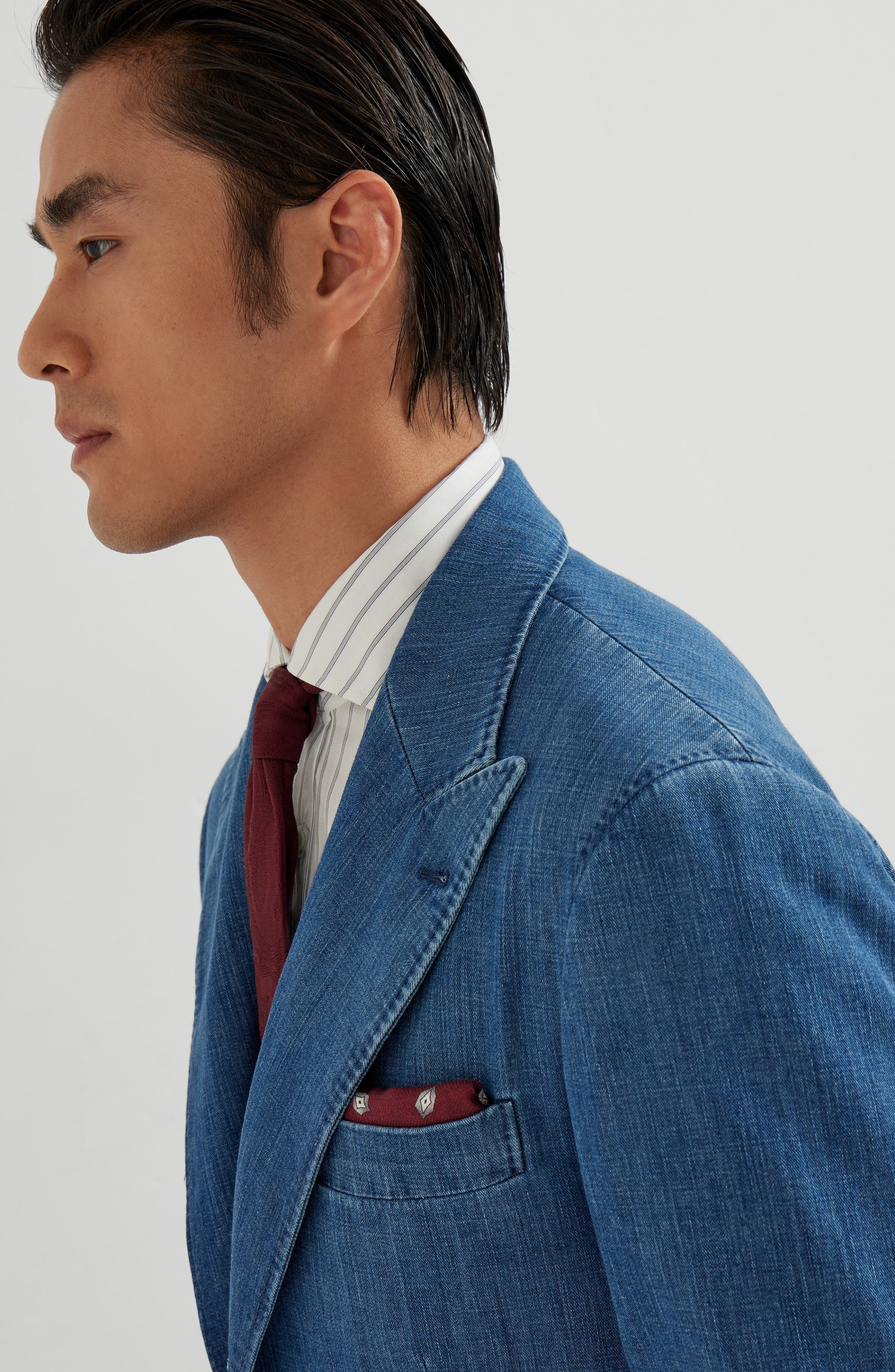 Brunello Cucinelli Denim blazer in Medium Denim at Nordstrom - 4