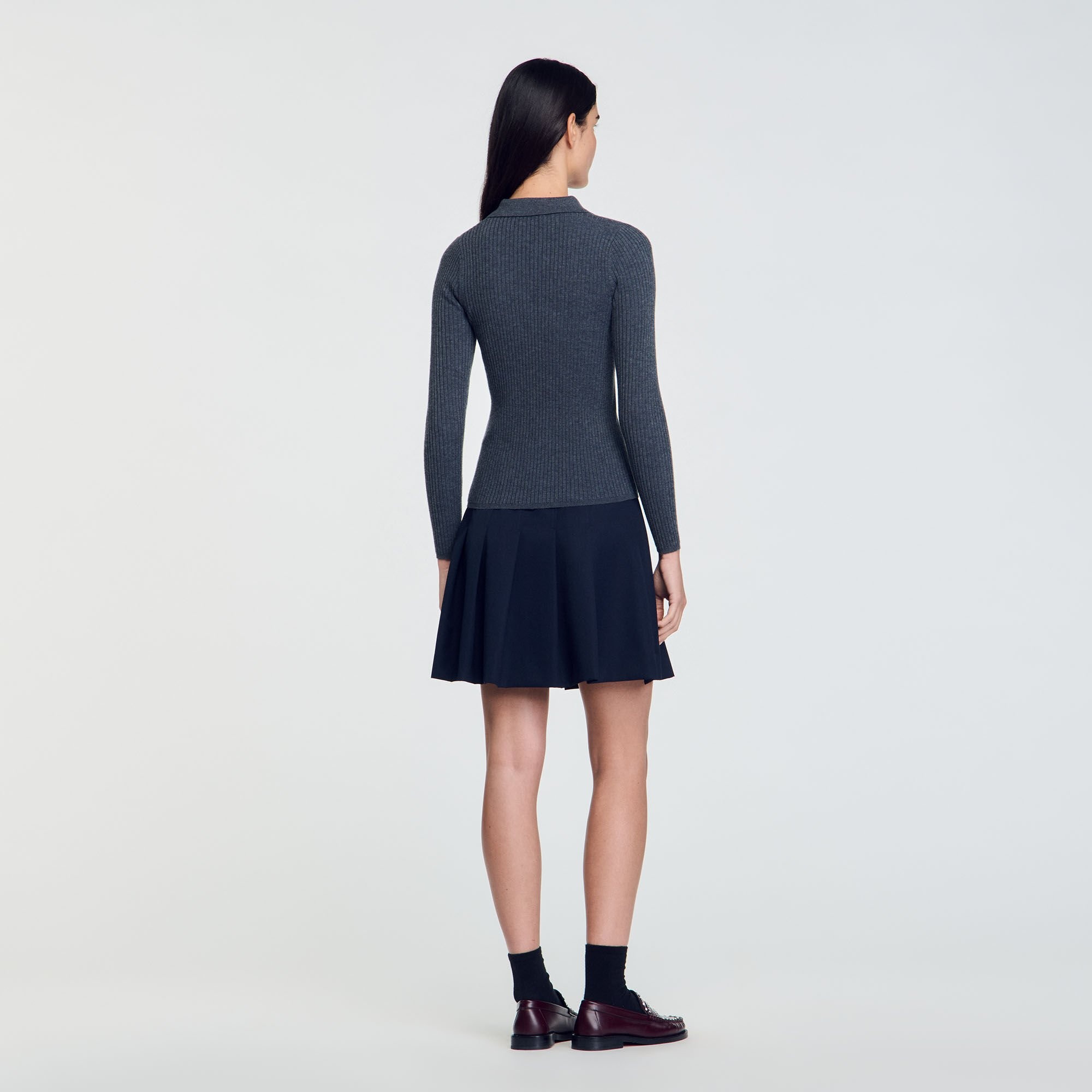 RIB KNIT SWEATER - 6