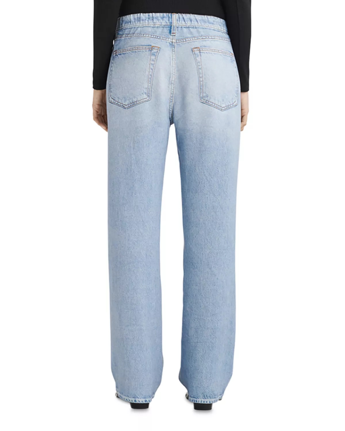 Miramar High Rise Wide Leg Cotton Terry Sweatpant Jeans - 3