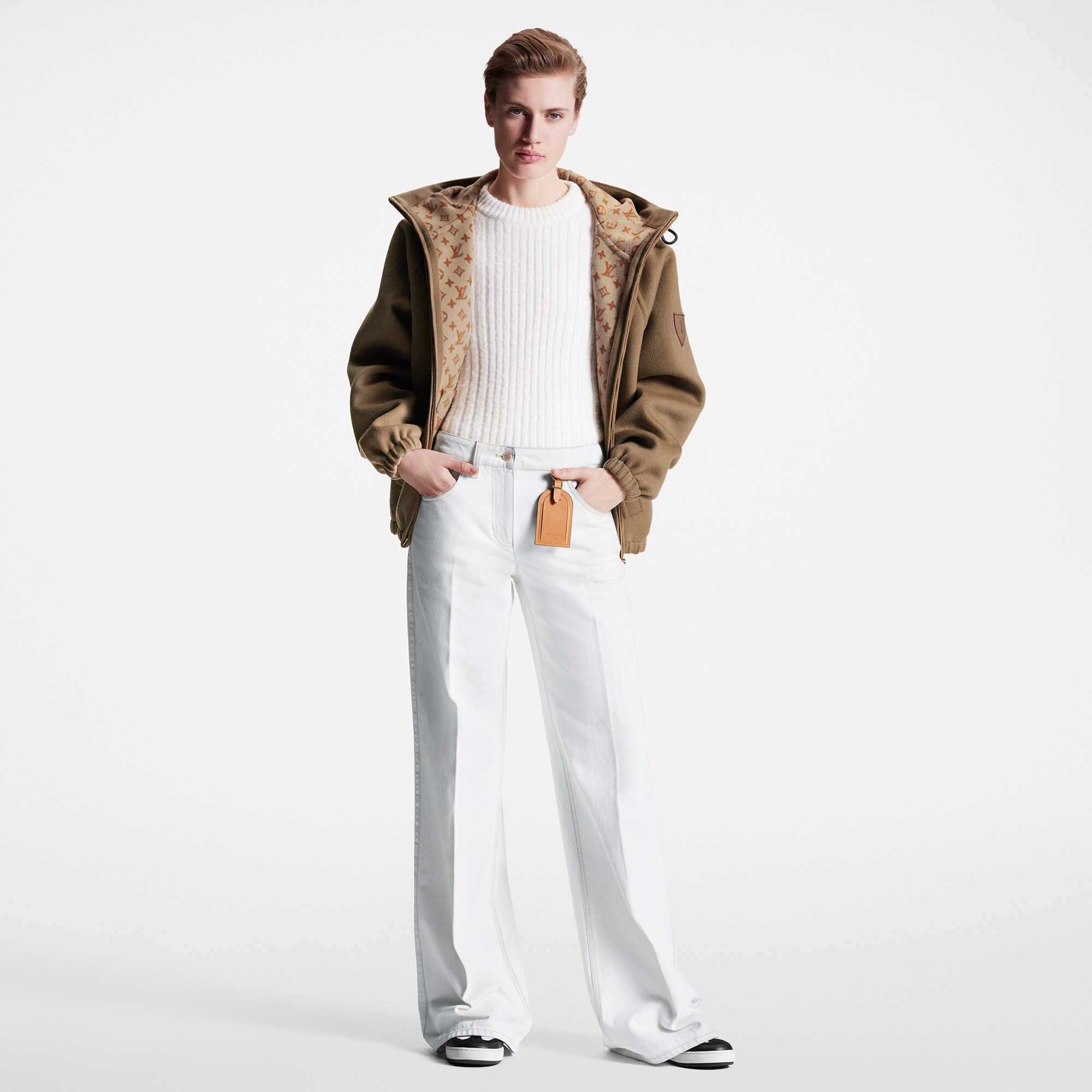Bleached Denim Boot-Cut Jeans - 4