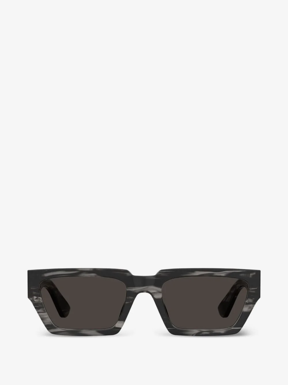 logo-plaque rectangle-frame sunglasses - 1