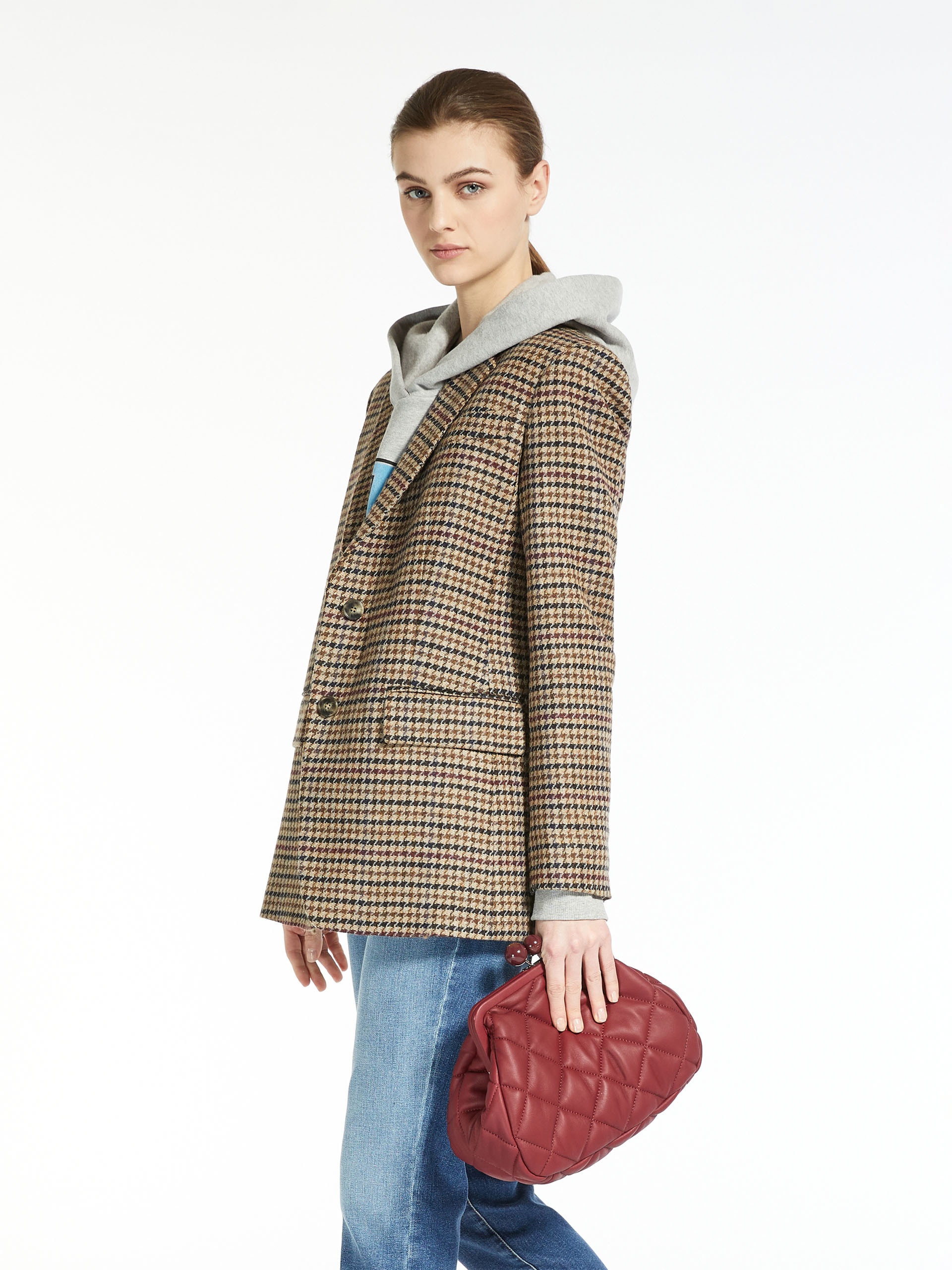 ジャケット Max Mara Single-breasted blazer in Shetland Max Mara OUTLET | Single-breasted blazer in Shetland im SALE