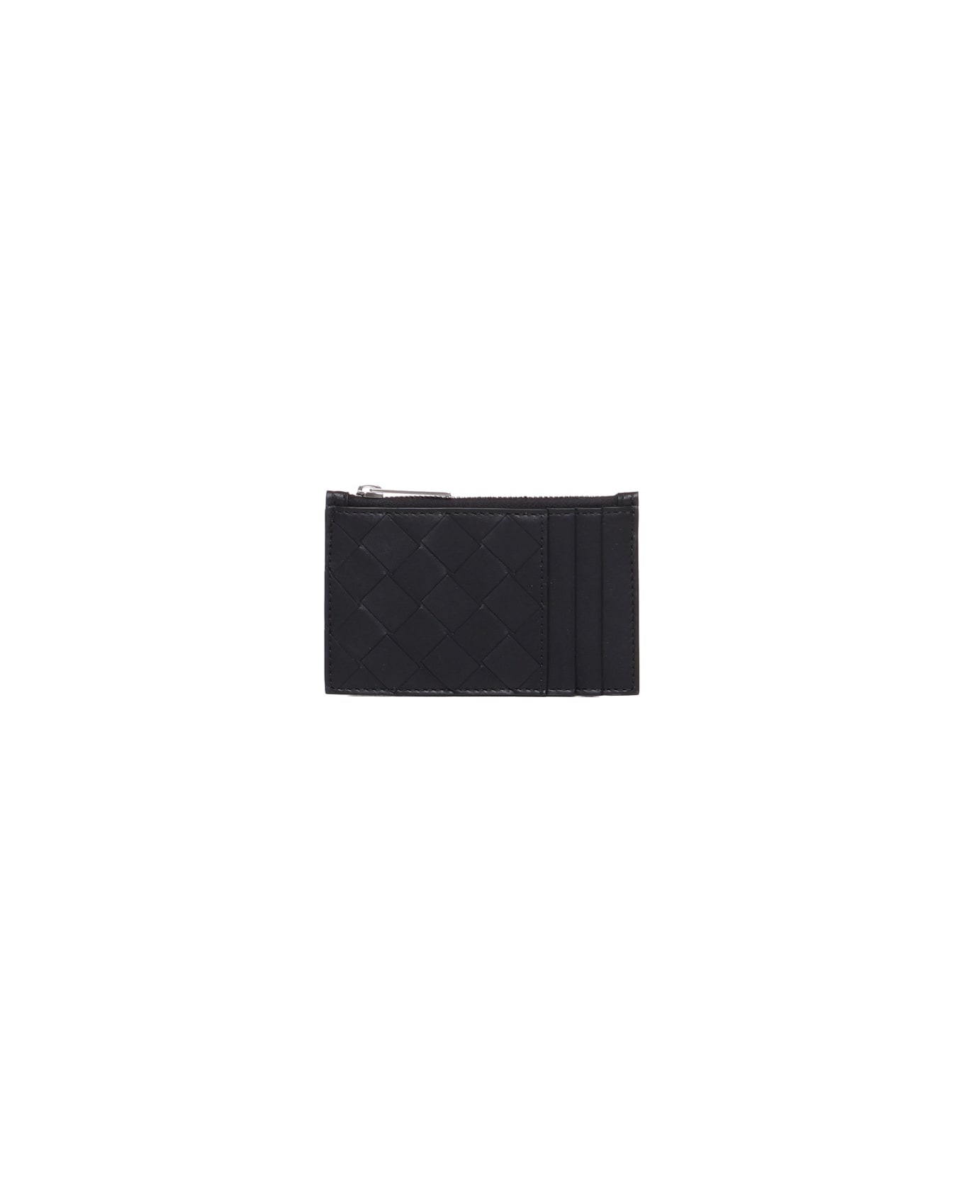 Black Leather Card Holder - 1
