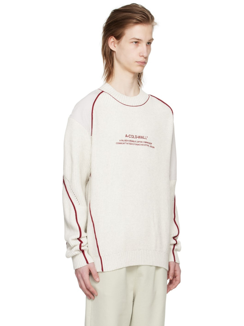 A-COLD-WALL* Off-White Dialogue Sweater outlook