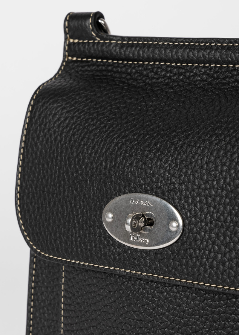 Mulberry x Paul Smith - Black Small Antony Bag 7
