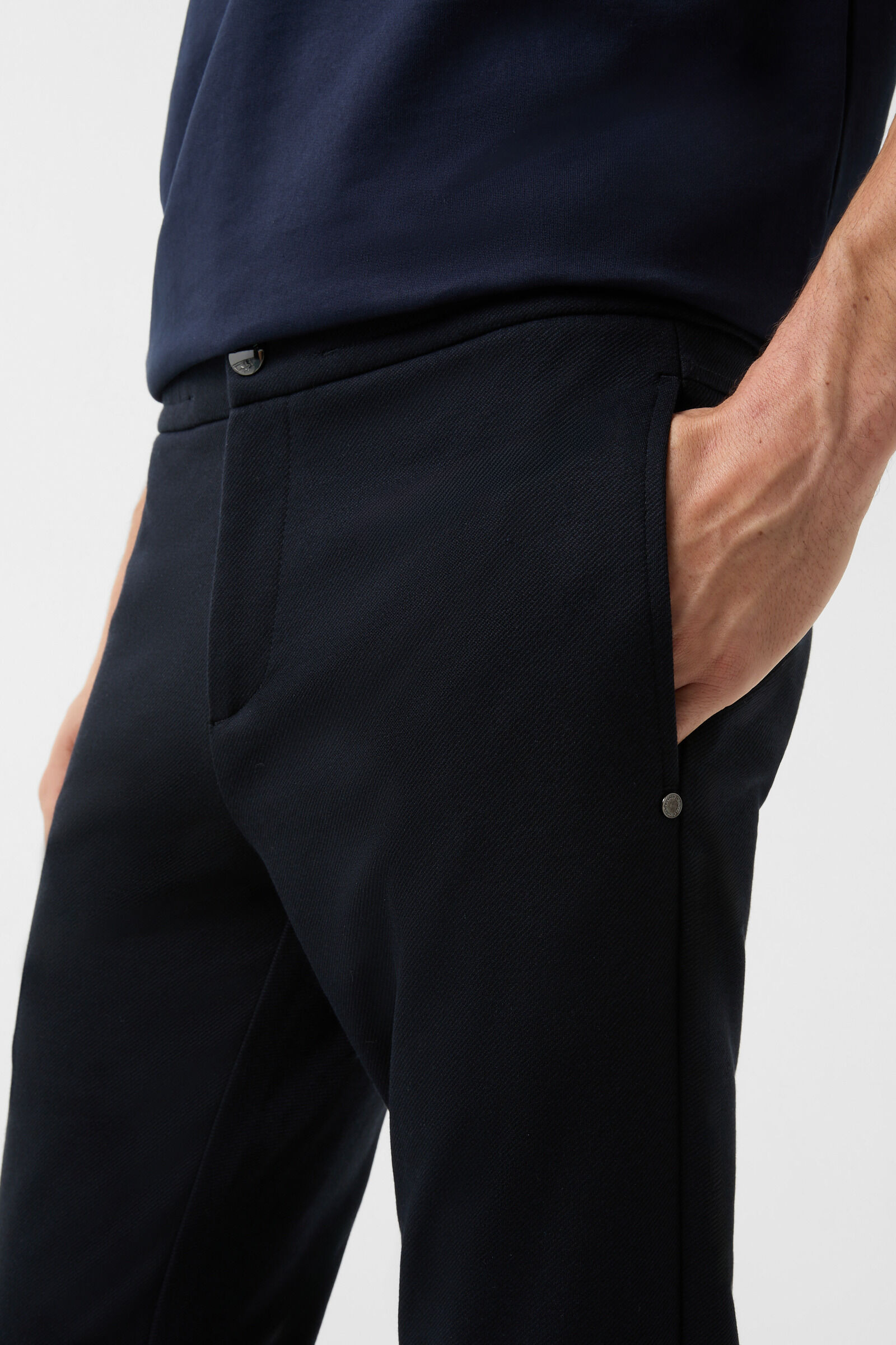 Twill trousers Riley Active in Navy blue - 5