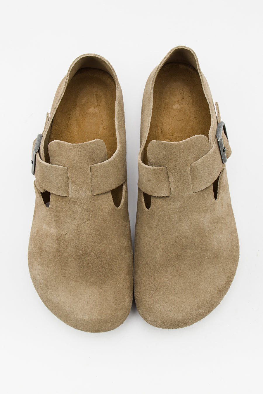 London Sandals in Taupe Suede - 3