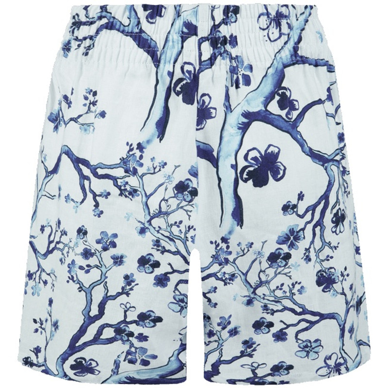 Vilebrequin Women Linen Bermuda Shorts Cherry Blossom outlook