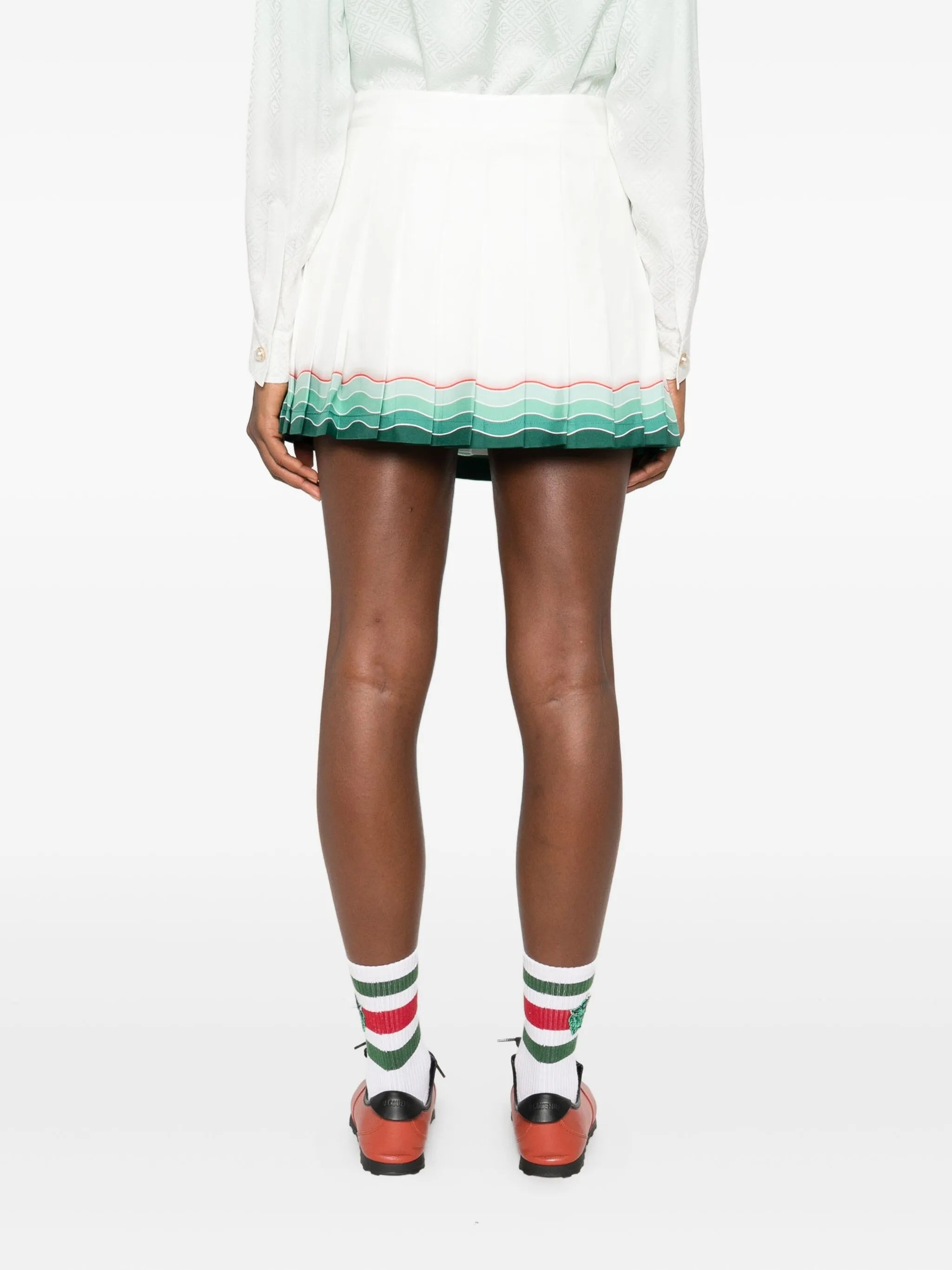 Casablanca Pleated Mini Skirt - 2