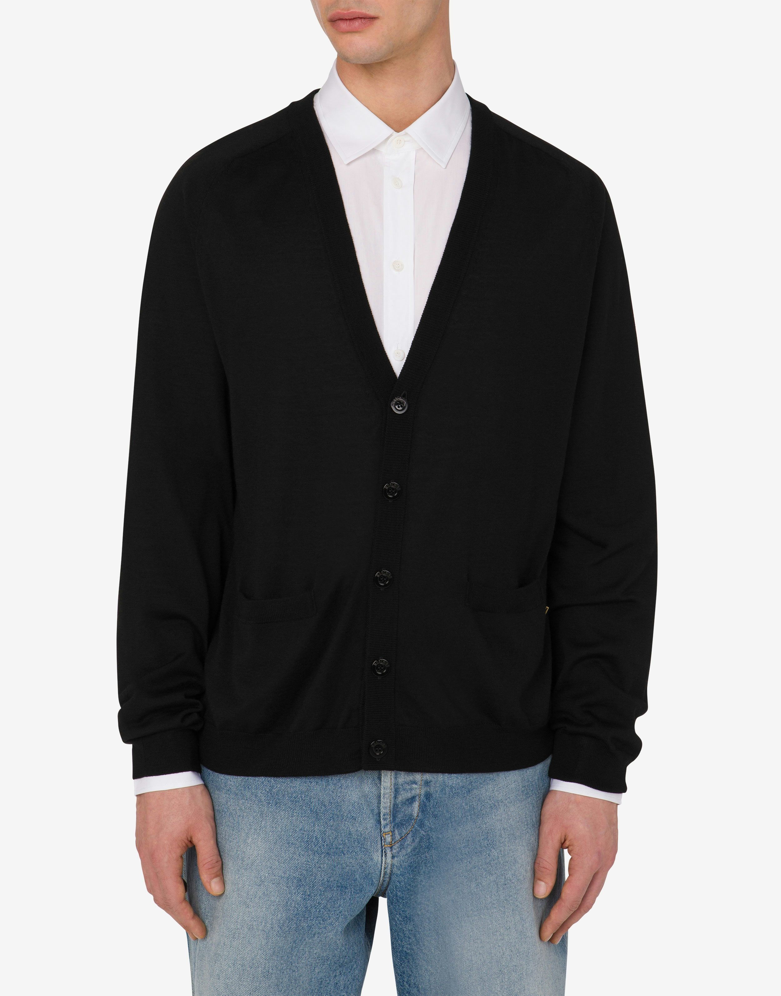 WOOL CARDIGAN GOLDEN M - 2