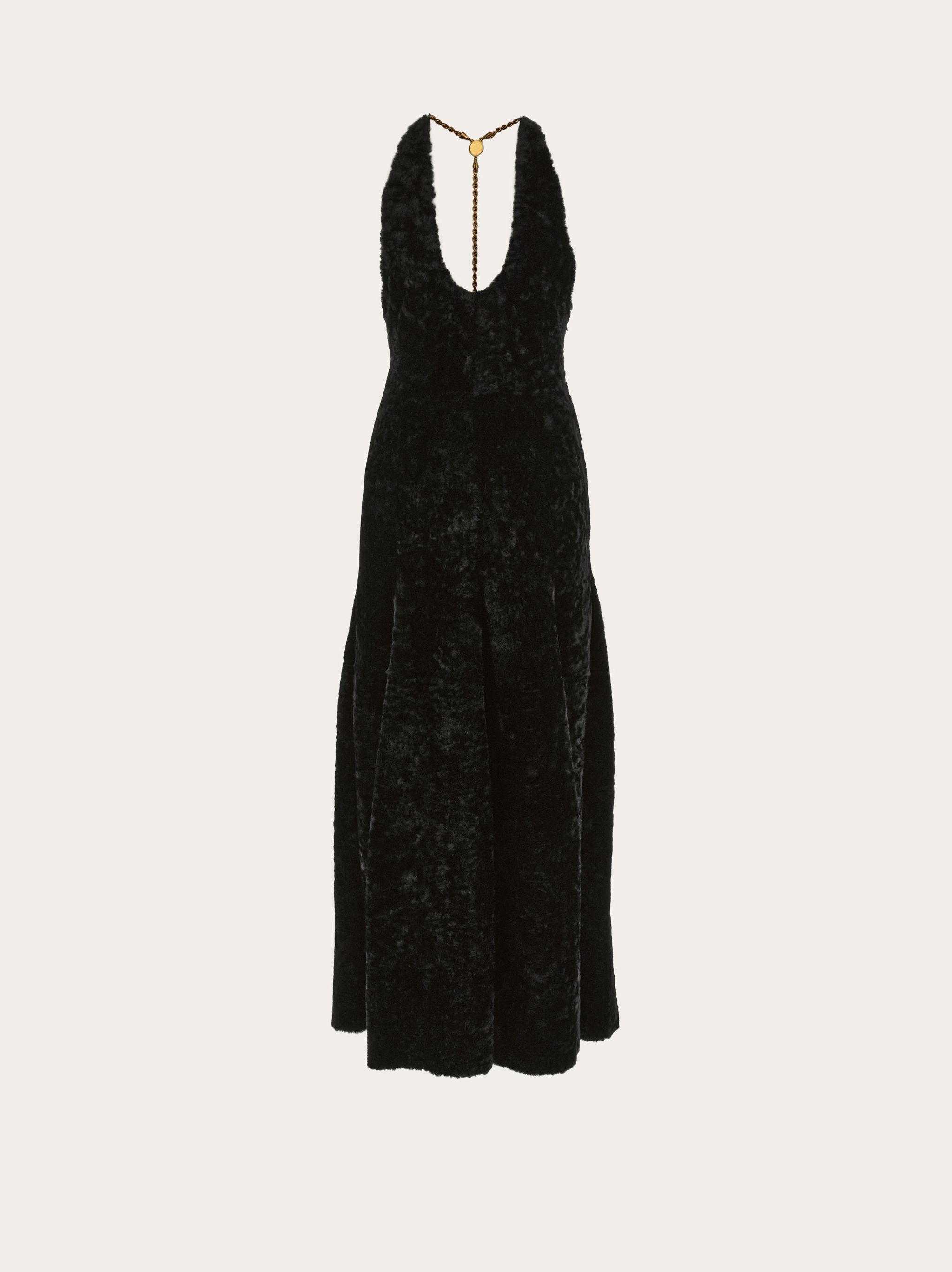 Shaved shearling dress - 1