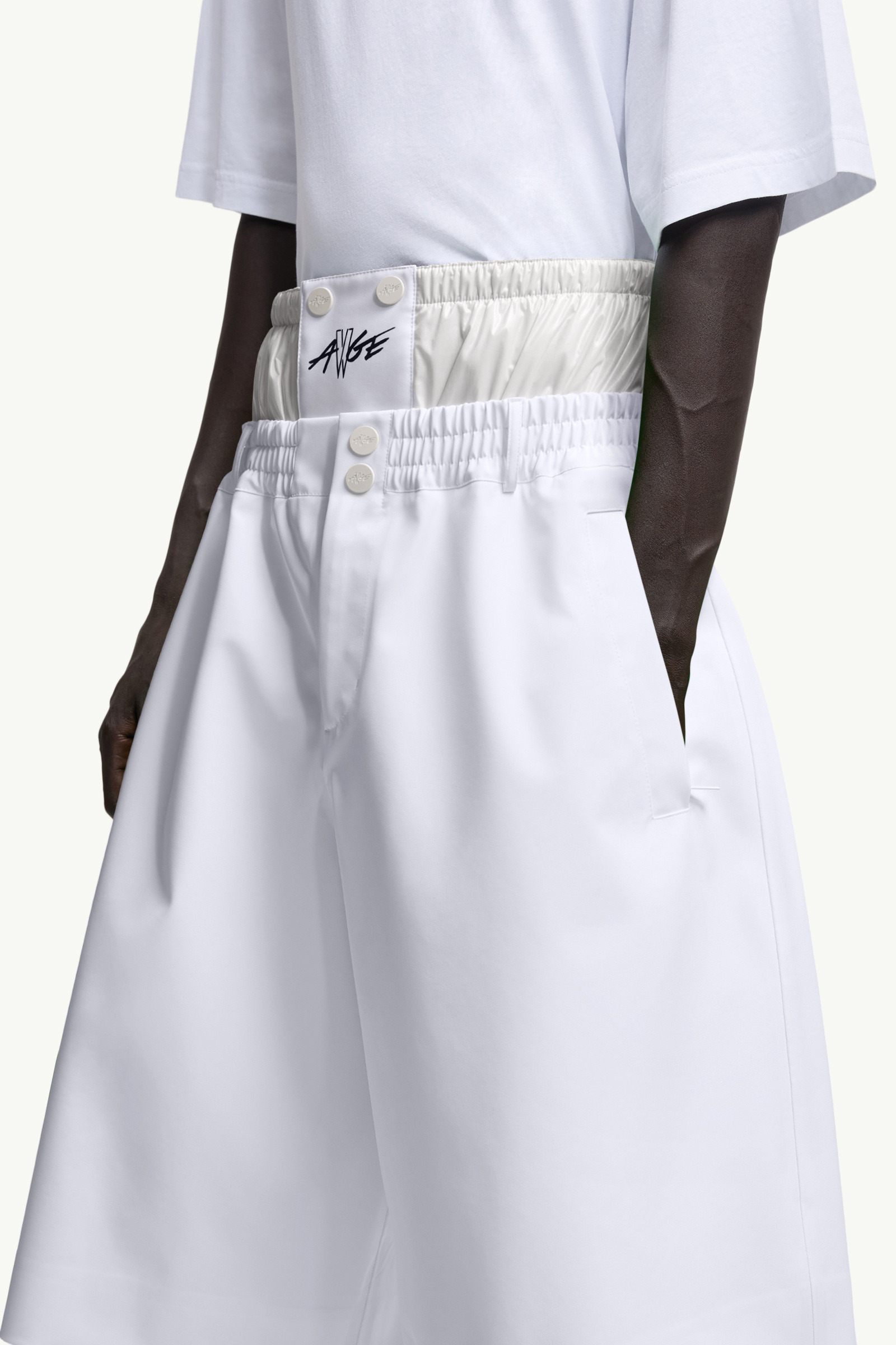 Moncler x A$AP Rocky Logo Print Shorts - 7