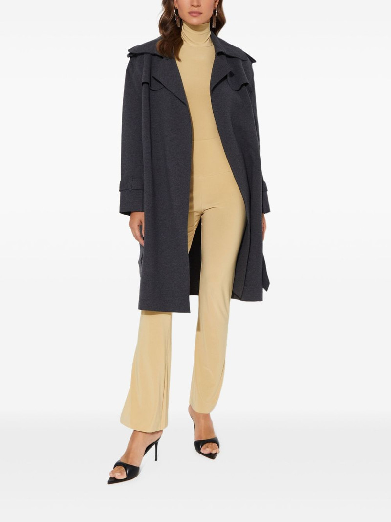 NORMA KAMALI belted trench coat outlook