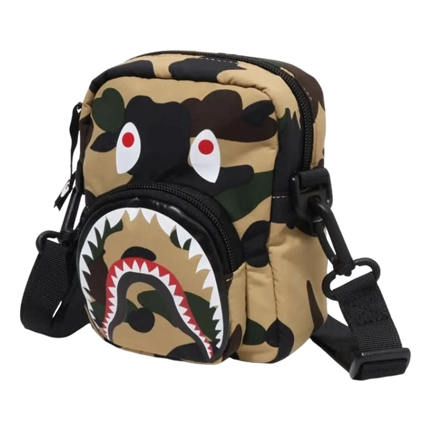 A Bathing Ape 1st Camo Shark Mini Bag 'Yellow' 1L30-190-021-YEL - 1