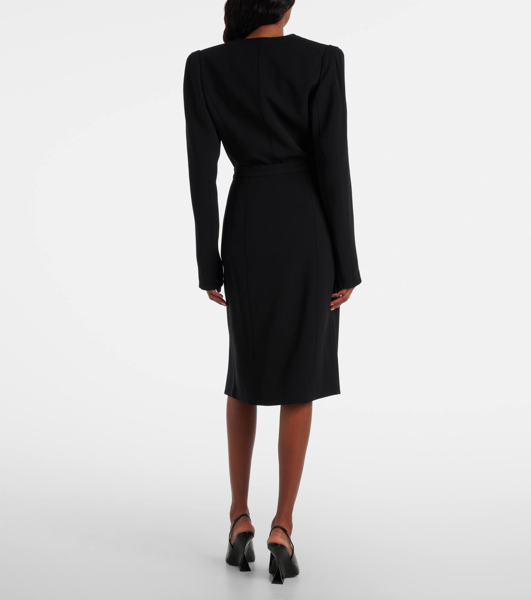 High-rise wrap skirt - 3