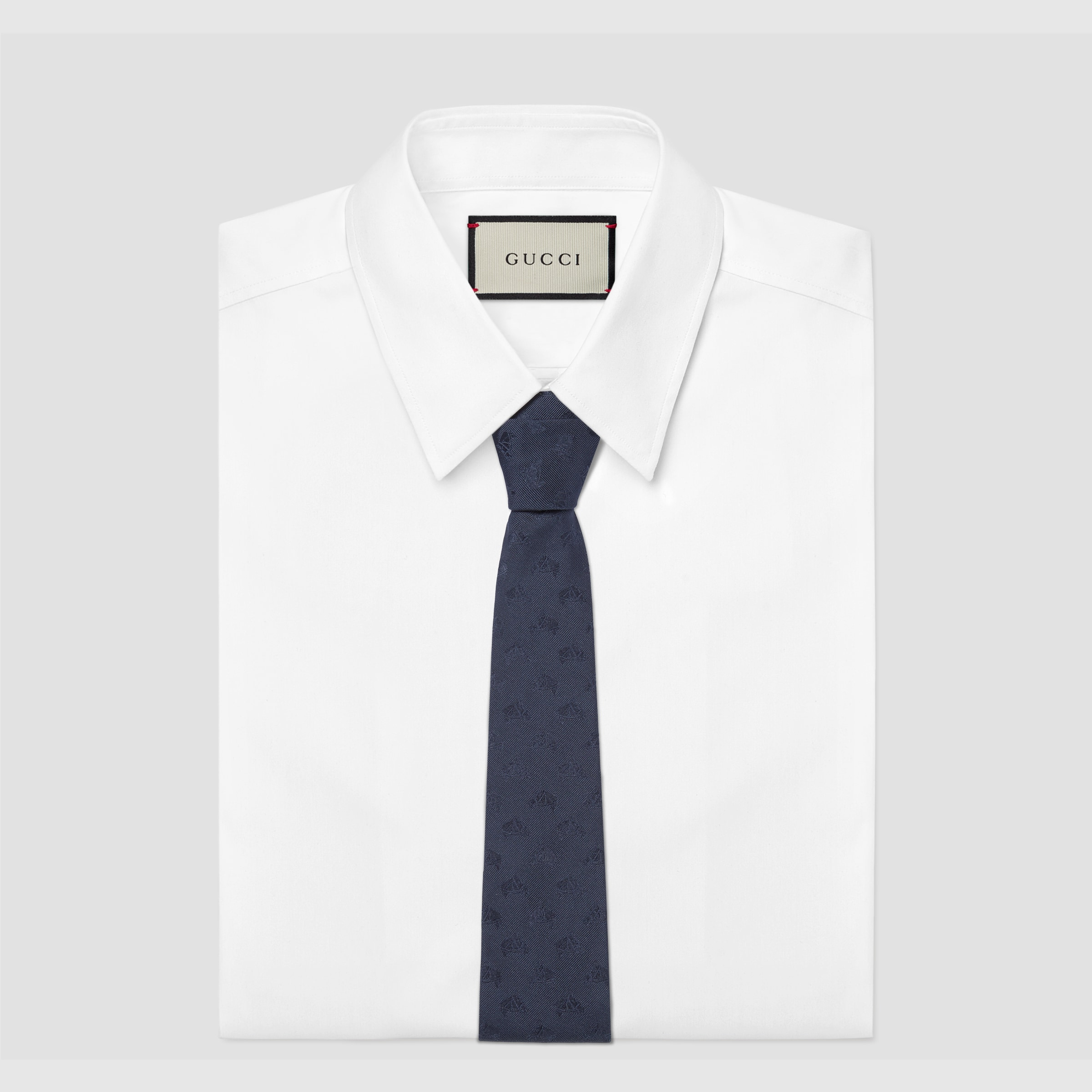 Equestrian silk jacquard tie - 2