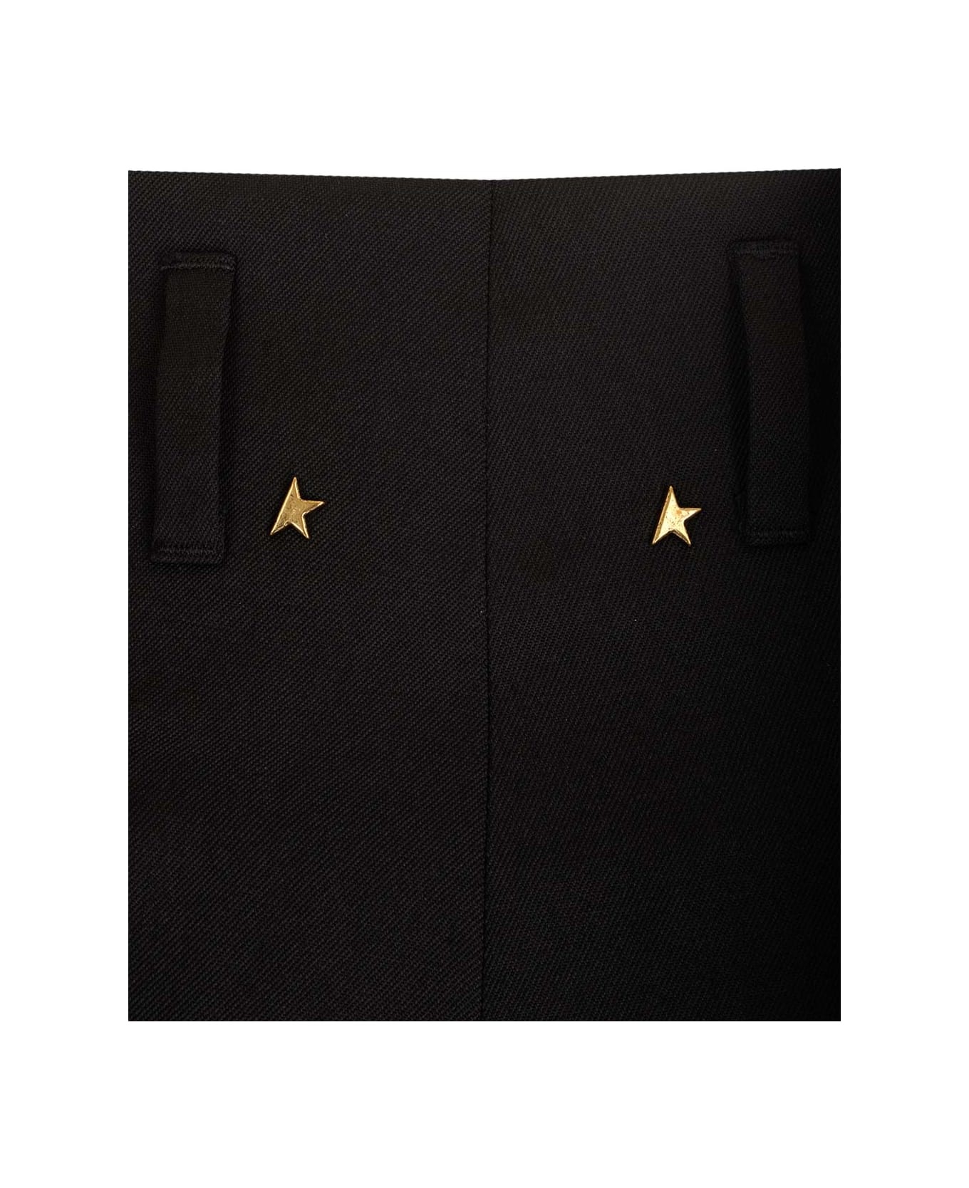 Wool Gabardine Wide Leg Trousers - 5