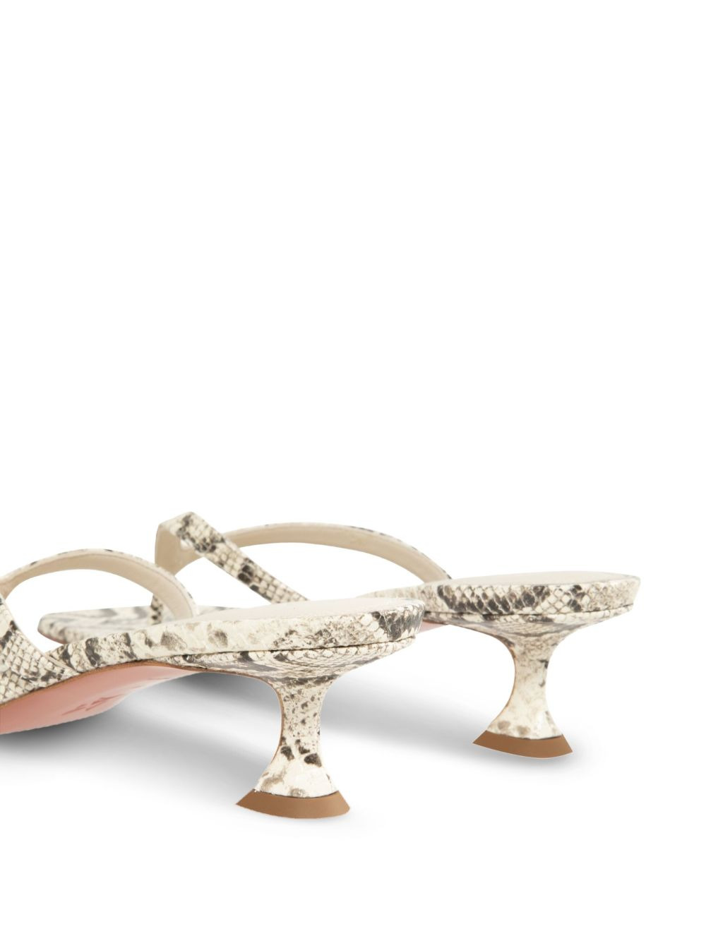 45mm Juliette Thong snakeskin sandals - 3