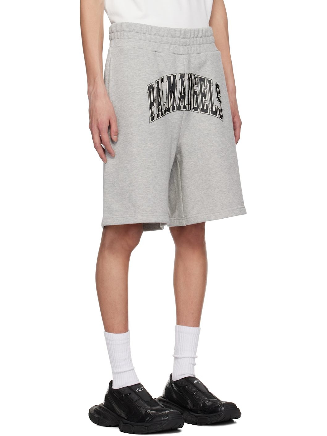 Gray College Palm Shorts - 2